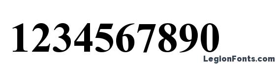 Aparajita Bold Font, Number Fonts