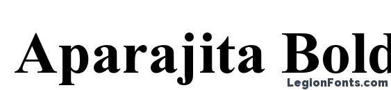 Aparajita Bold font, free Aparajita Bold font, preview Aparajita Bold font