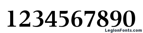 Apollo MT Semi Bold Font, Number Fonts