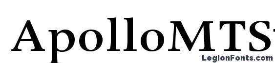ApolloMTStd SemiBold Font
