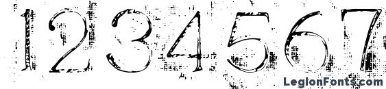 Appendix3 Font, Number Fonts