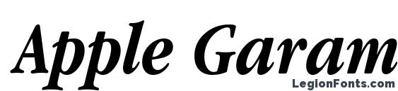 Apple Garamond Bold Italic Font