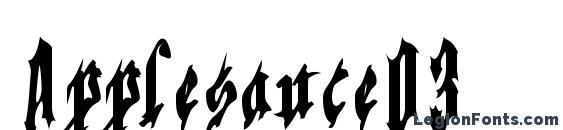 Applesauce03 Font, Calligraphy Fonts