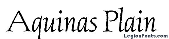 Aquinas Plain Font