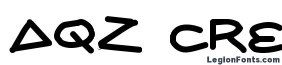 AQZ crew font, free AQZ crew font, preview AQZ crew font