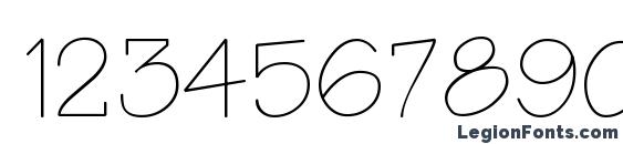 Ar866n Font, Number Fonts