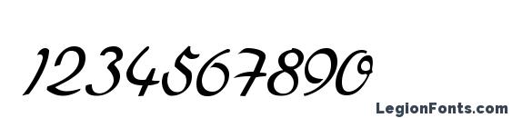Arabella Font, Number Fonts
