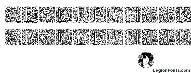 глифы шрифта Arabesque initialen, символы шрифта Arabesque initialen, символьная карта шрифта Arabesque initialen, предварительный просмотр шрифта Arabesque initialen, алфавит шрифта Arabesque initialen, шрифт Arabesque initialen