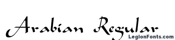 Arabian Regular Font