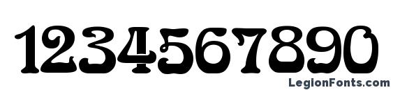 ArabiaR Font, Number Fonts