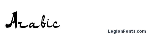Шрифт Arabic