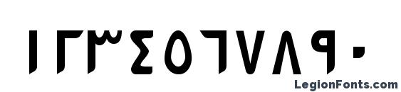 ArabicKufiSSK Font, Number Fonts