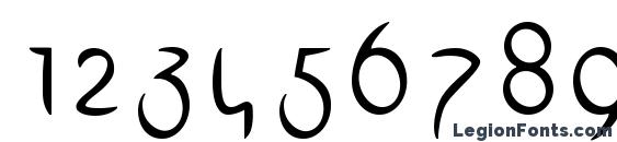 ArabStroke LT Light Font, Number Fonts
