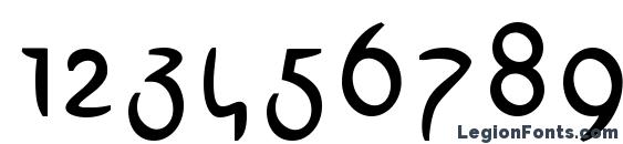 ArabStroke LT Regular Font, Number Fonts