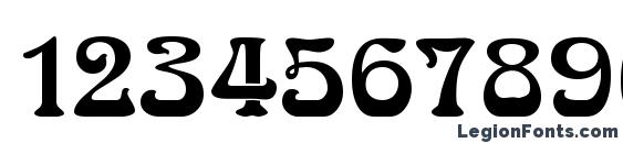 Aralgish Normal Font, Number Fonts