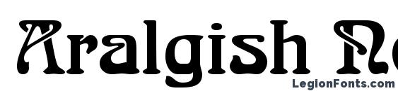 шрифт Aralgish Normal, бесплатный шрифт Aralgish Normal, предварительный просмотр шрифта Aralgish Normal