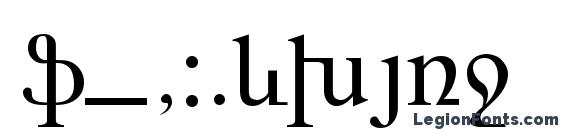 ARARAT Font, Number Fonts