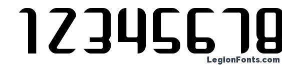 Arbeka bold Font, Number Fonts