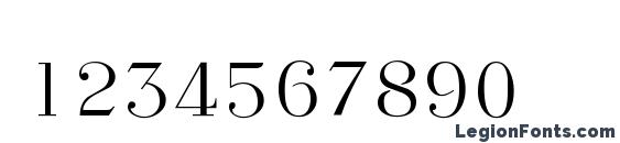 Arbiter Regular DB Font, Number Fonts