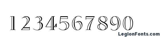 ArbiterOpenface Regular DB Font, Number Fonts