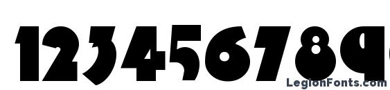 Arbuckle Fat Font, Number Fonts