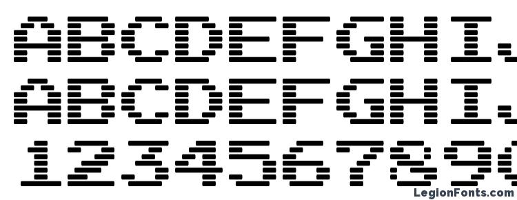 glyphs Arcade interlaced font, сharacters Arcade interlaced font, symbols Arcade interlaced font, character map Arcade interlaced font, preview Arcade interlaced font, abc Arcade interlaced font, Arcade interlaced font