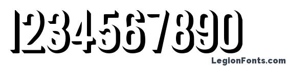 Archer Font, Number Fonts
