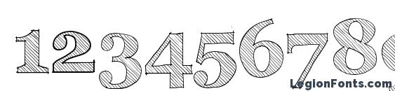 Archistico Normal Font, Number Fonts