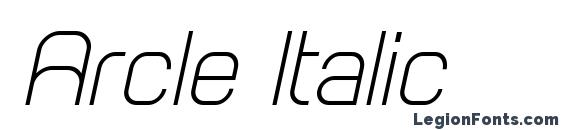 Arcle Italic Font