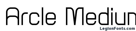 Arcle Medium font, free Arcle Medium font, preview Arcle Medium font