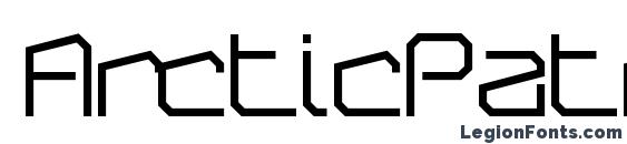 ArcticPatrol Bold font, free ArcticPatrol Bold font, preview ArcticPatrol Bold font