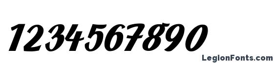 Arctika script Font, Number Fonts