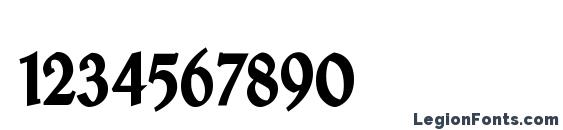 Ardagh Font, Number Fonts
