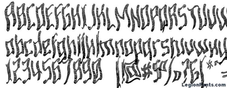 glyphs Ardour Waved font, сharacters Ardour Waved font, symbols Ardour Waved font, character map Ardour Waved font, preview Ardour Waved font, abc Ardour Waved font, Ardour Waved font