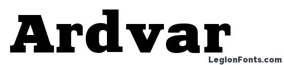 Ardvar font, free Ardvar font, preview Ardvar font