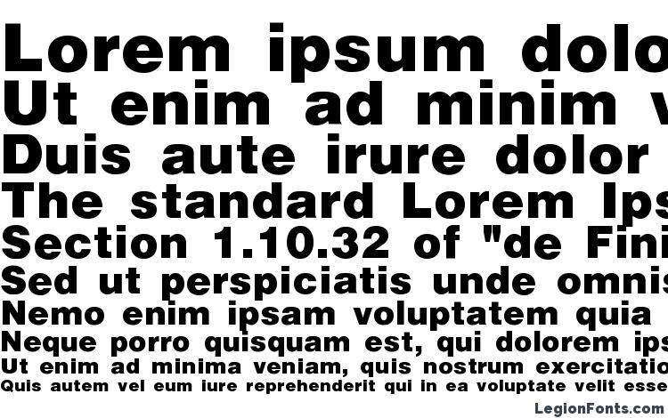 specimens ArenaBlack Regular font, sample ArenaBlack Regular font, an example of writing ArenaBlack Regular font, review ArenaBlack Regular font, preview ArenaBlack Regular font, ArenaBlack Regular font