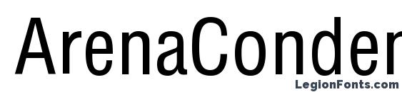 ArenaCondensed Regular Font