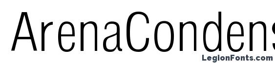 Шрифт ArenaCondensedLight Regular, Типографические шрифты
