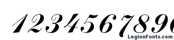Arenski Regular Font, Number Fonts