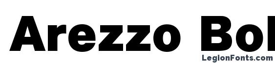 Arezzo Bold Regular Font, Free Fonts