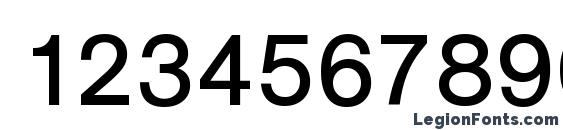 Arezzo Regular Font, Number Fonts