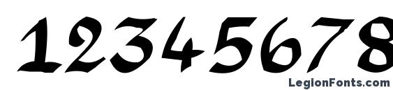 Argor Man Scaqh Font, Number Fonts