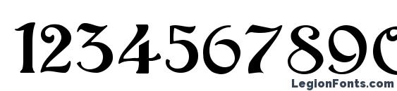 Argos Regular Font, Number Fonts