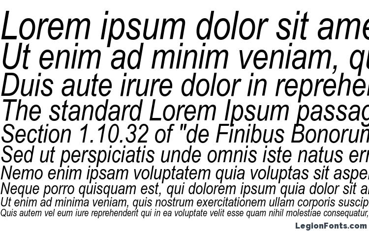 specimens Ariac Italic font, sample Ariac Italic font, an example of writing Ariac Italic font, review Ariac Italic font, preview Ariac Italic font, Ariac Italic font