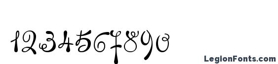Ariadna script Font, Number Fonts