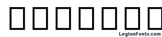 Arial Alternative Regular Font, Number Fonts