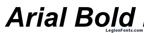 шрифт Arial Bold Italic, бесплатный шрифт Arial Bold Italic, предварительный просмотр шрифта Arial Bold Italic