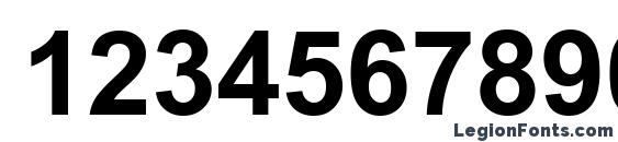 Arial CE Bold Font, Number Fonts