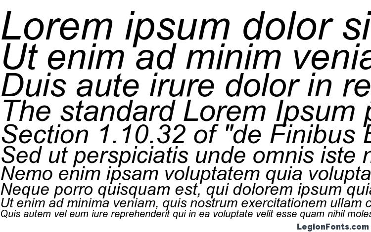 specimens Arial CE Italic font, sample Arial CE Italic font, an example of writing Arial CE Italic font, review Arial CE Italic font, preview Arial CE Italic font, Arial CE Italic font