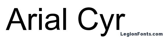 шрифт Arial Cyr, бесплатный шрифт Arial Cyr, предварительный просмотр шрифта Arial Cyr